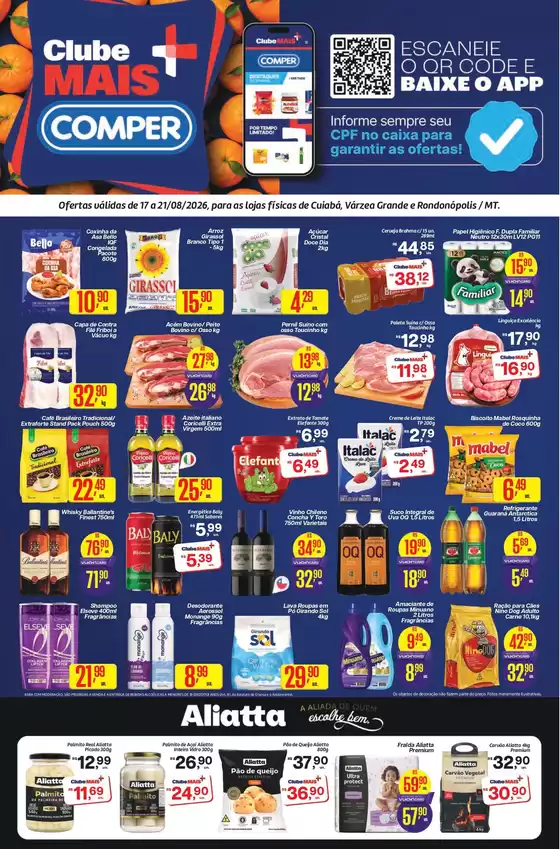 Catálogo Comper | Promoções especiais em andamento | 2026-08-17T00:00:00.000Z - 2026-08-21T00:00:00.000Z