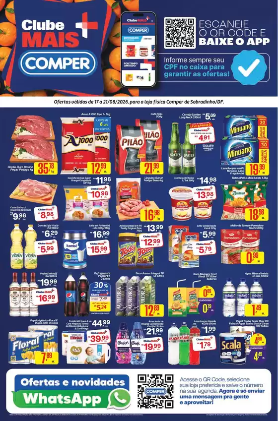 Catálogo Comper | Ofertas especiais atraentes para todos | 2026-08-17T00:00:00.000Z - 2026-08-21T00:00:00.000Z