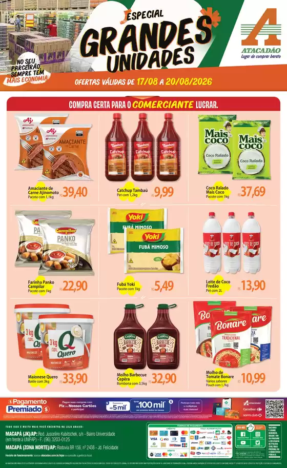 Catálogo Atacadão | Atacadão - Grandes Unidades (G.U.) | 2026-08-17T00:00:00.000Z - 2026-08-20T00:00:00.000Z