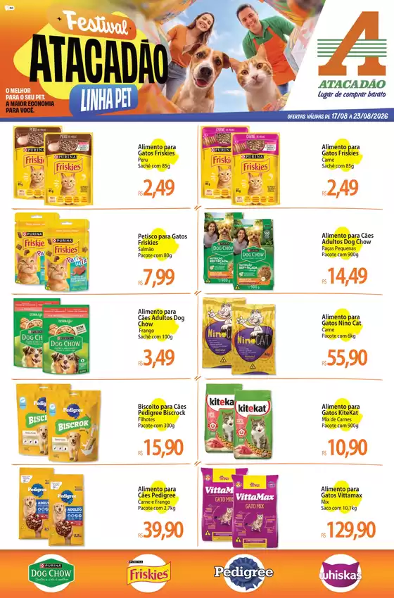 Catálogo Atacadão em Porto Velho | Atacadão - Festival Linha Pet | 2026-08-17T00:00:00.000Z - 2026-08-23T00:00:00.000Z