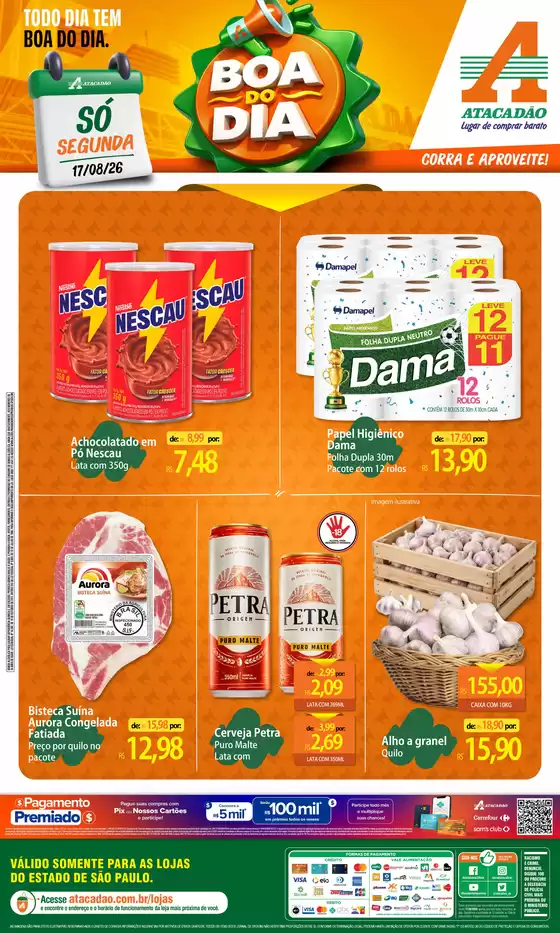 Catálogo Atacadão em Diadema | Atacadão - Boa do Dia | 2026-08-17T00:00:00.000Z - 2026-08-17T00:00:00.000Z