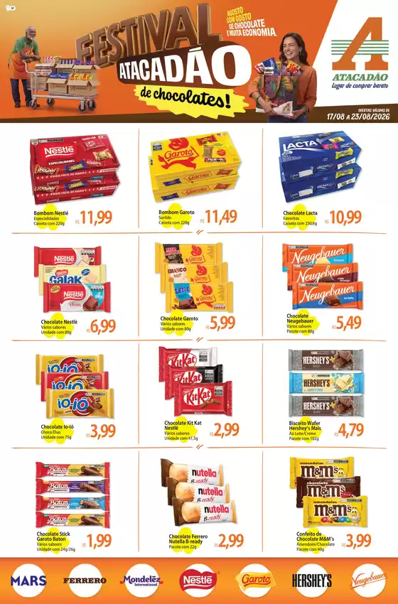 Catálogo Atacadão em Diadema | Atacadão - Festival de Chocolates | 2026-08-17T00:00:00.000Z - 2026-08-23T00:00:00.000Z