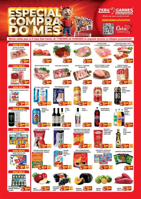 Catálogo Zebu Carnes Supermercados | 2 Jornal Zebu AGOSTO F8 02 2026 | 2026-08-17T00:00:00.000Z - 2026-08-23T00:00:00.000Z