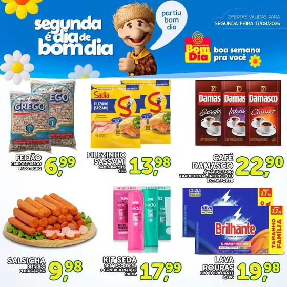 Catálogo Supermercados Bom Dia | Encarte Supermercados Bom Dia | 2026-08-17T00:00:00.000Z - 2026-08-17T00:00:00.000Z