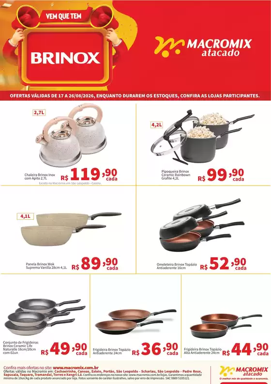 Catálogo Macromix Atacado | Pechinchas e ofertas atuais | 2026-08-17T00:00:00.000Z - 2026-08-26T00:00:00.000Z