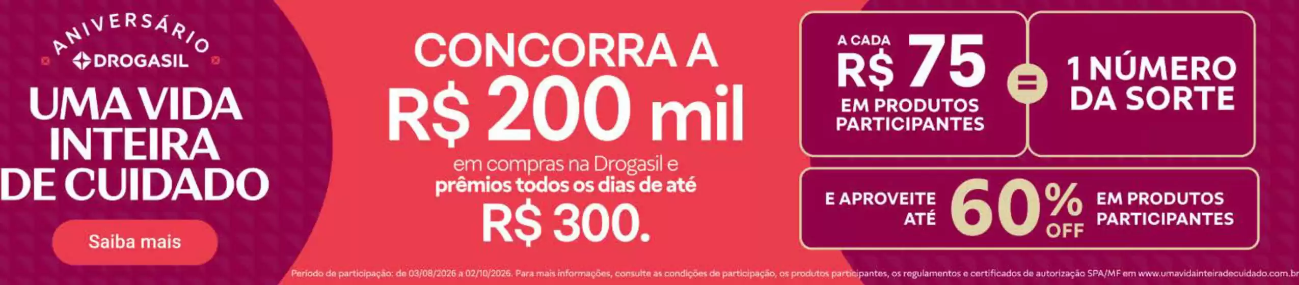 Catálogo Drogasil | Ofertas imperiveis ! | 2026-08-17T00:00:00.000Z - 2026-08-23T00:00:00.000Z
