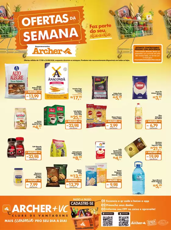 Catálogo Supermercados Archer | Panfletosemanal | 2026-08-17T00:00:00.000Z - 2026-08-23T00:00:00.000Z