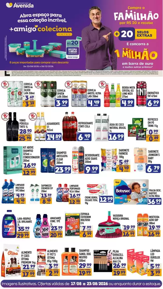 Catálogo Supermercados Avenida | Grandes descontos em produtos selecionados | 2026-08-03T00:00:00.000Z - 2026-12-06T00:00:00.000Z
