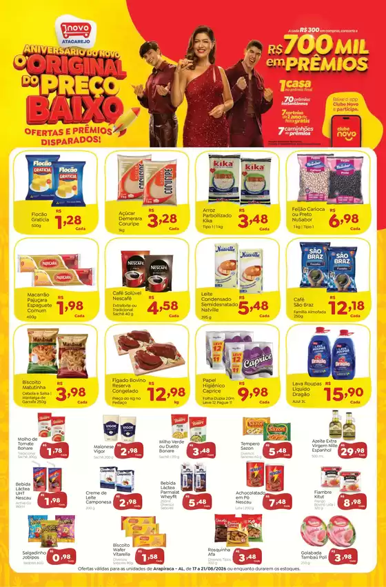 Catálogo Novo Atacarejo | Ofertas da Semana | 2026-08-17T00:00:00.000Z - 2026-08-21T00:00:00.000Z