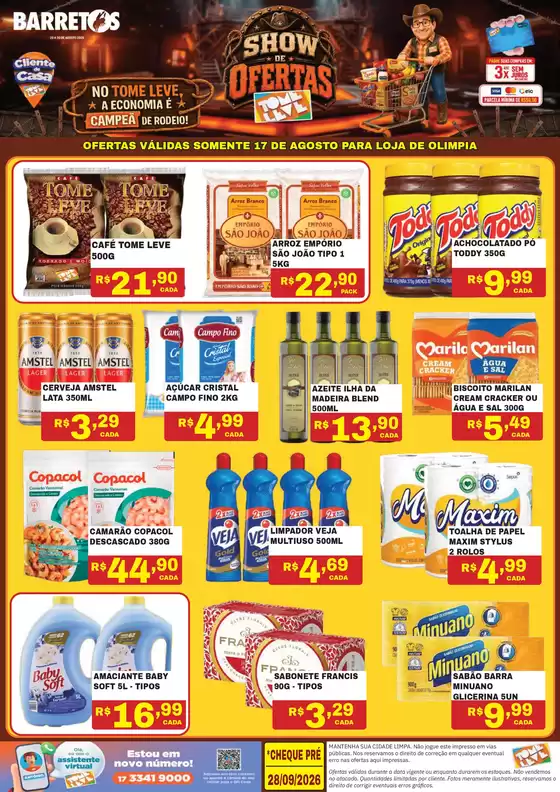 Catálogo Tome Leve | Melhores ofertas para compradores econômicos | 2026-08-17T00:00:00.000Z - 2026-08-30T00:00:00.000Z