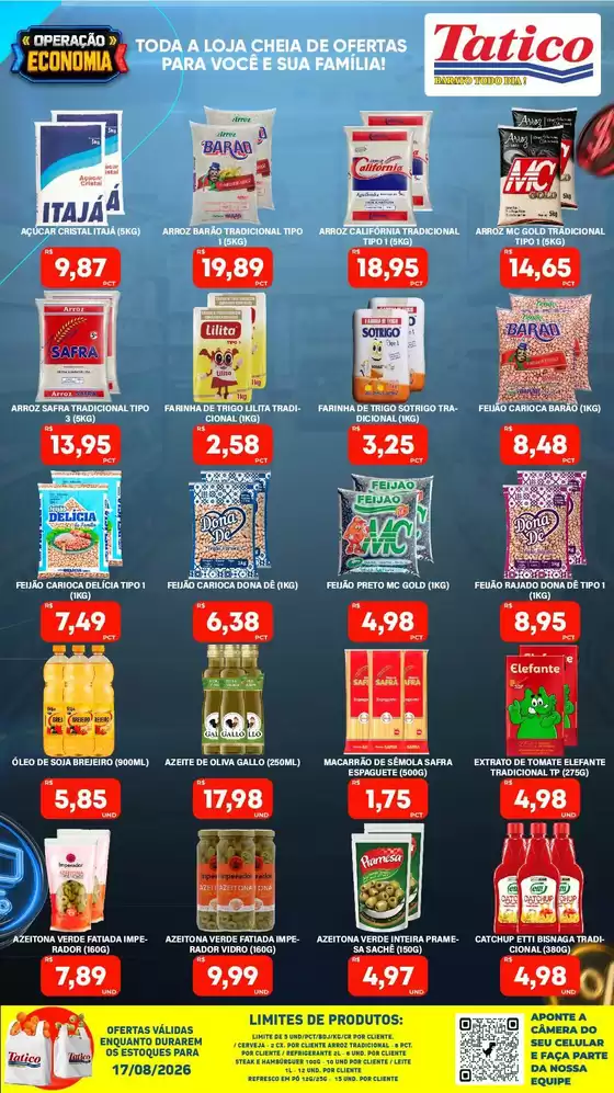 Catálogo Tatico | Ofertas exclusivas e pechinchas | 2026-08-17T00:00:00.000Z - 2026-08-17T00:00:00.000Z
