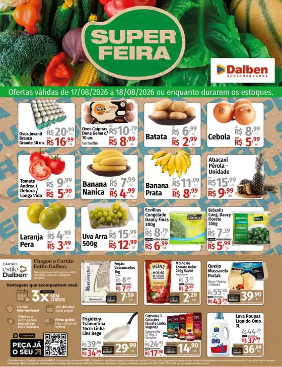 Catálogo Supermercado Dalben | Super Feira | 2026-08-17T00:00:00.000Z - 2026-08-18T00:00:00.000Z