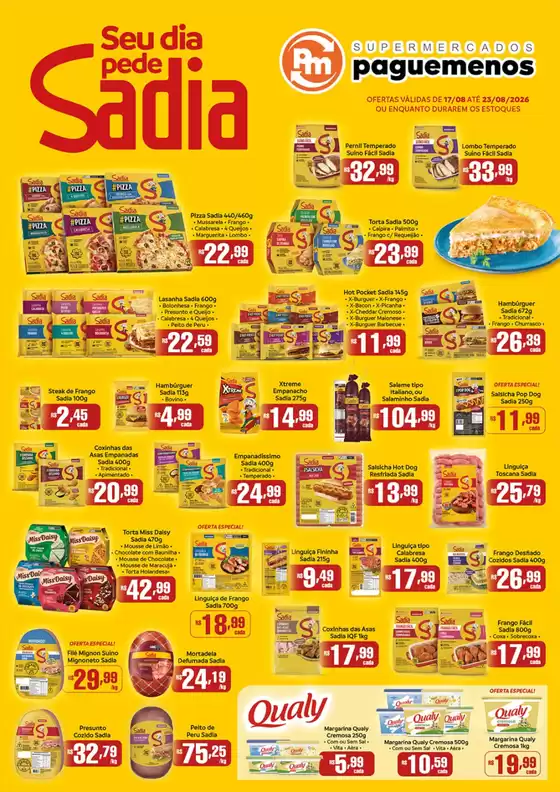 Catálogo Supermercados Pague Menos | Tabloidesadias3 | 2026-08-17T00:00:00.000Z - 2026-08-23T00:00:00.000Z
