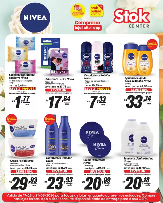 Catálogo Stok Center | Nivea 17.08 a 21.08 pdf | 2026-08-17T00:00:00.000Z - 2026-08-21T00:00:00.000Z