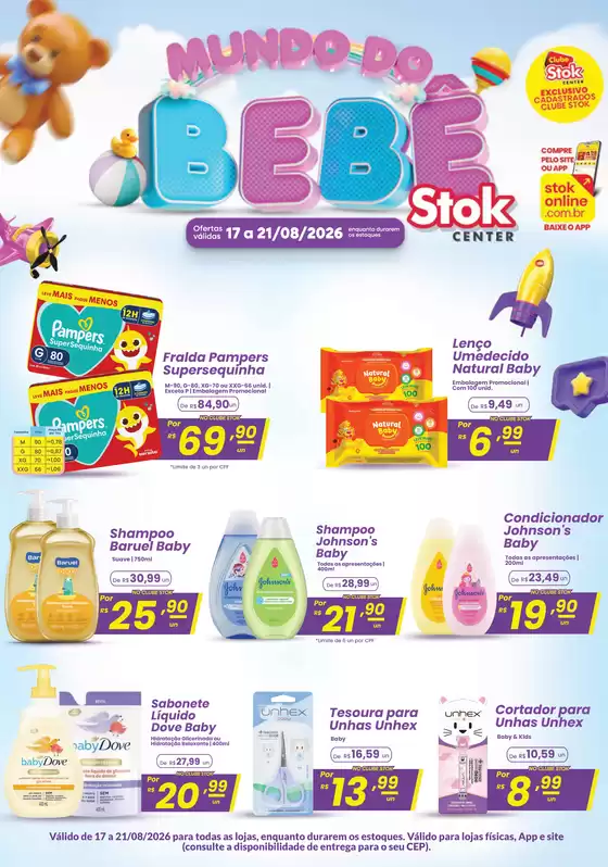 Catálogo Stok Center | Mundo do Bebê | 2026-08-17T00:00:00.000Z - 2026-08-21T00:00:00.000Z
