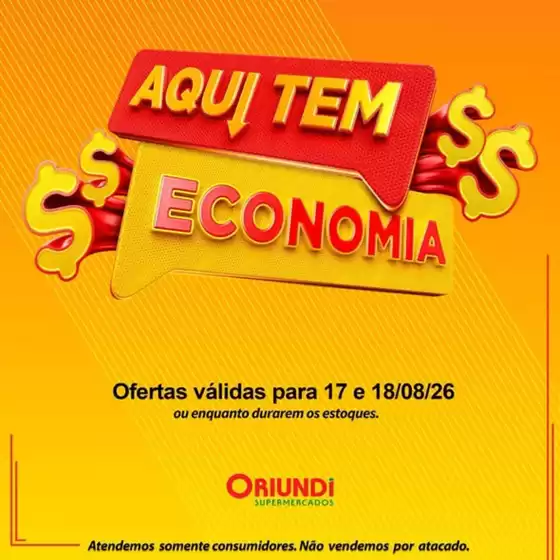 Catálogo Oriundi | AQUI TEM ECONOMIA | 2026-08-17T00:00:00.000Z - 2026-08-18T00:00:00.000Z