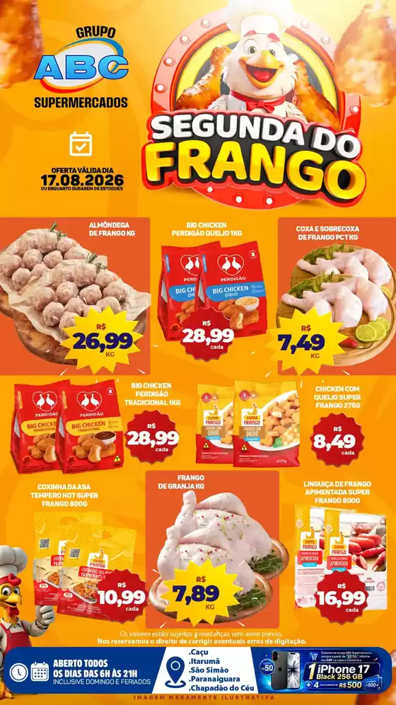 Catálogo Supermercados ABC | Segunda do Frango | 2026-08-17T00:00:00.000Z - 2026-08-17T00:00:00.000Z