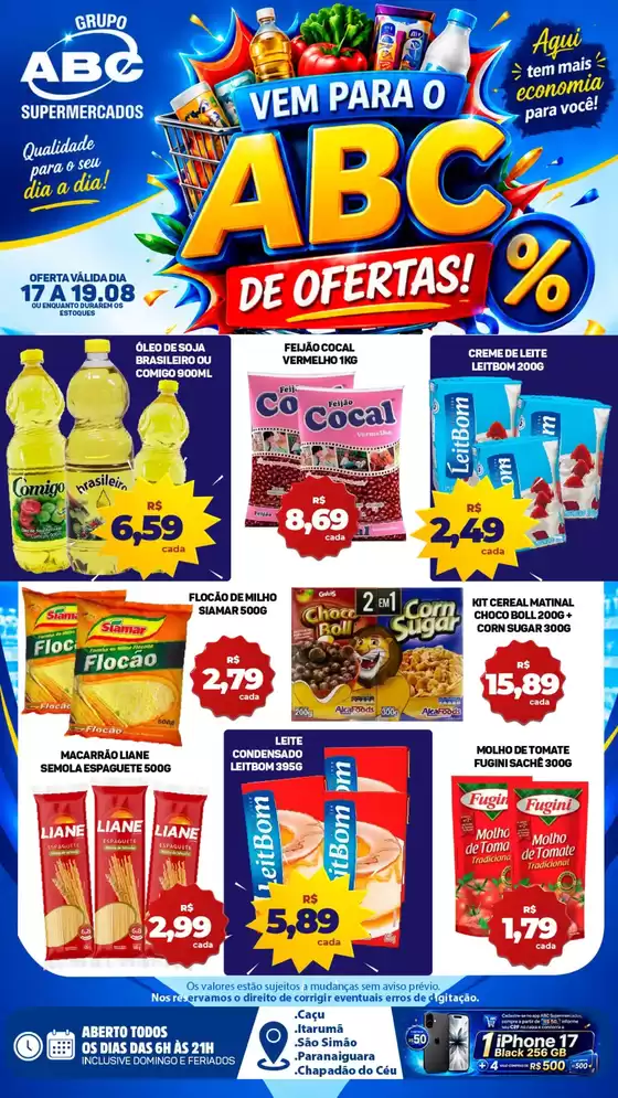 Catálogo Supermercados ABC | ABC de Ofertas | 2026-08-17T00:00:00.000Z - 2026-08-19T00:00:00.000Z