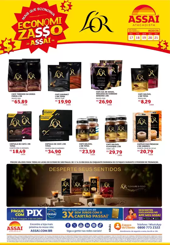 Catálogo Assaí Atacadista em Limeira | Encarte Assaí Atacadista 49464 | 2026-08-17T00:00:00.000Z - 2026-08-21T00:00:00.000Z