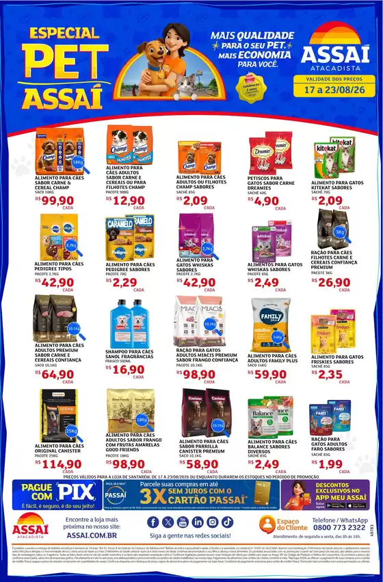 Catálogo Assaí Atacadista em Santarém | Encarte Assaí Atacadista 49783-65 | 2026-08-17T00:00:00.000Z - 2026-08-23T00:00:00.000Z