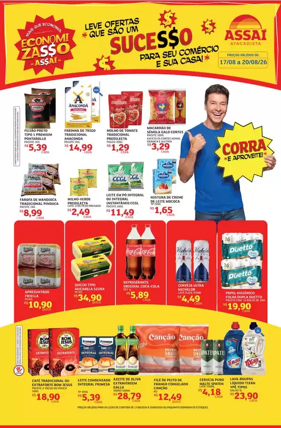 Catálogo Assaí Atacadista | Encarte Assaí Atacadista 169995-519 | 2026-08-17T00:00:00.000Z - 2026-08-20T00:00:00.000Z