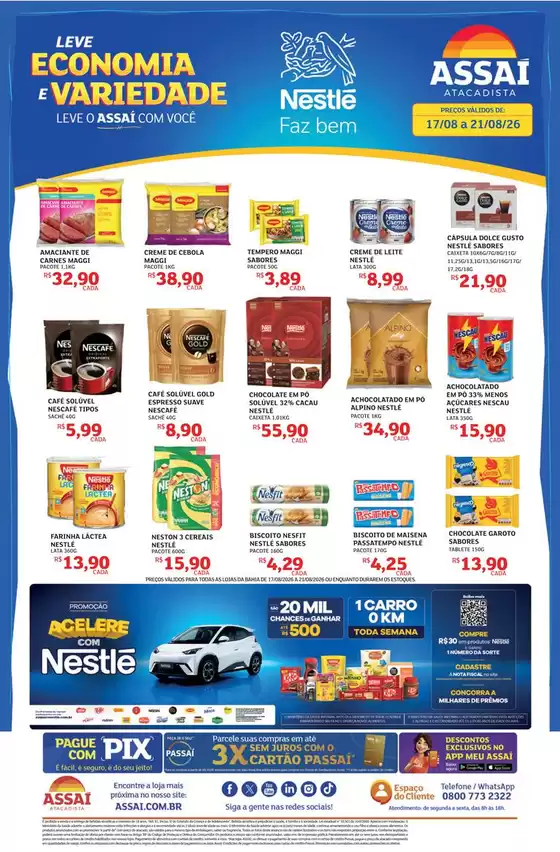 Catálogo Assaí Atacadista em Salvador | Encarte Assaí Atacadista 170003-531 | 2026-08-17T00:00:00.000Z - 2026-08-21T00:00:00.000Z