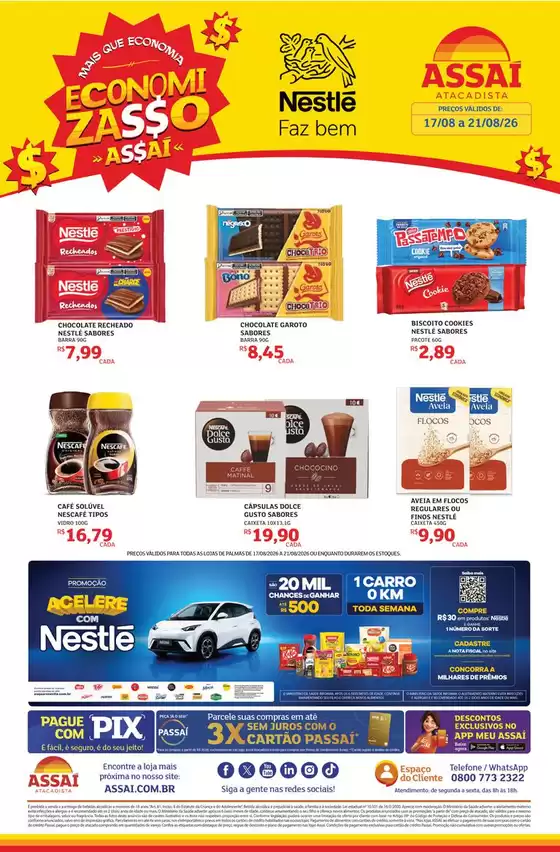 Catálogo Assaí Atacadista | Encarte Assaí Atacadista 170026-536 | 2026-08-17T00:00:00.000Z - 2026-08-21T00:00:00.000Z