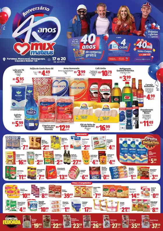 Catálogo Supermercados Mateus em Fortaleza | Regular de Aniversario | 2026-08-16T00:00:00.000Z - 2026-08-20T00:00:00.000Z