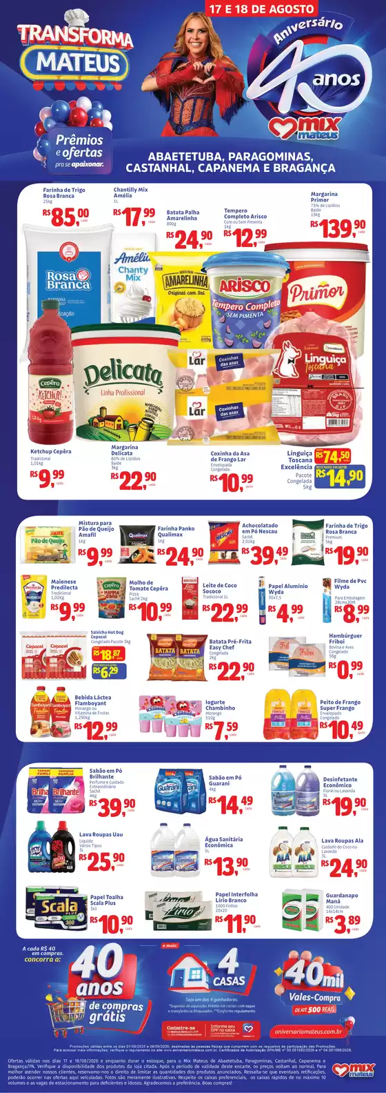 Catálogo Supermercados Mateus | Transforma Mateus de Aniversario | 2026-08-16T00:00:00.000Z - 2026-08-18T00:00:00.000Z