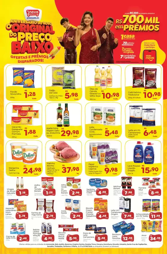 Catálogo Novo Atacarejo | Aniversario Do Novo Poriginal Do Preço Baixo | 2026-08-18T00:00:00.000Z - 2026-09-02T00:00:00.000Z