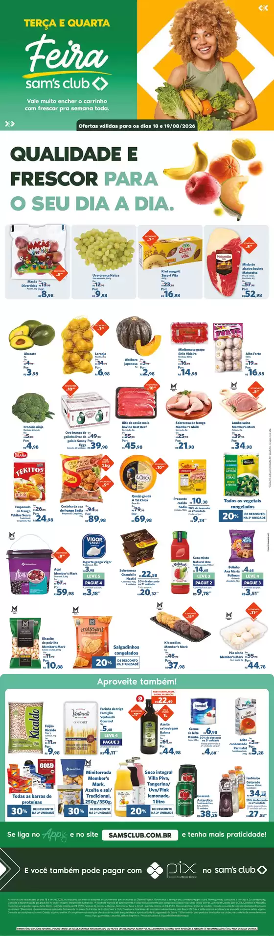Catálogo Sam's Club | OFERTAS FEIRA | 2026-08-18T00:00:00.000Z - 2026-08-19T00:00:00.000Z