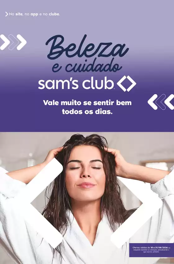 Catálogo Sam's Club | OFERTAS BELEZA E CUIDADO | 2026-08-18T00:00:00.000Z - 2026-08-31T00:00:00.000Z