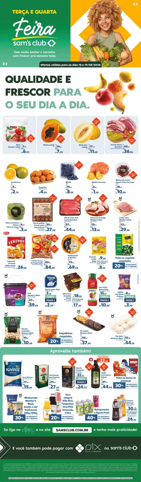 Catálogo Sam's Club | Nossas melhores pechinchas | 2026-08-18T00:00:00.000Z - 2026-08-19T00:00:00.000Z