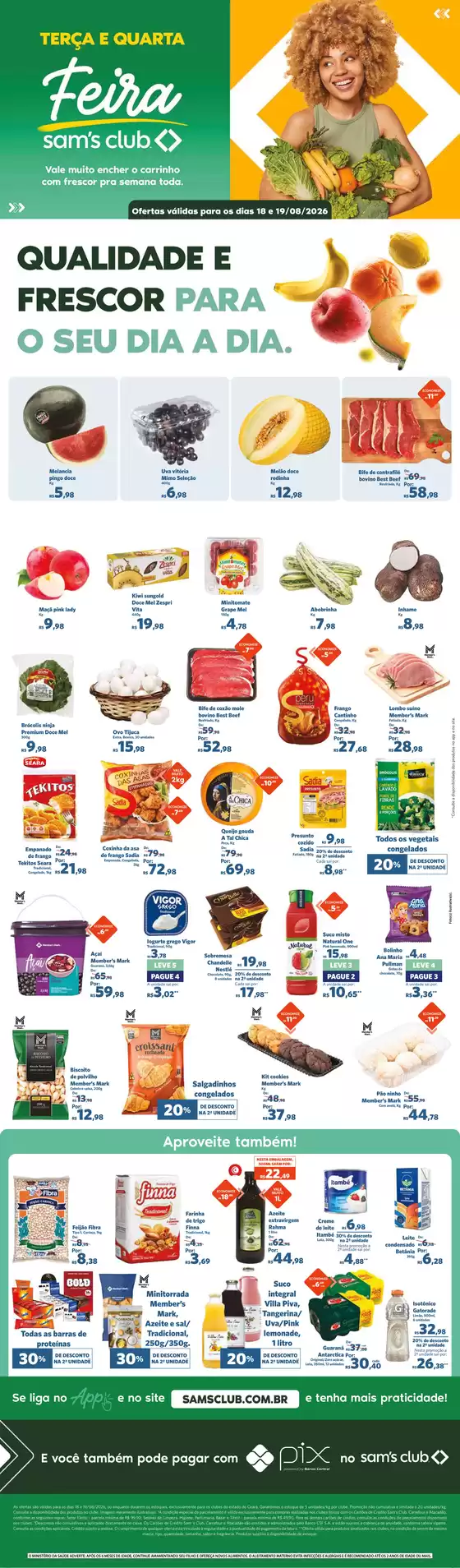 Catálogo Sam's Club | Ofertas para caçadores de pechinchas | 2026-08-18T00:00:00.000Z - 2026-08-19T00:00:00.000Z