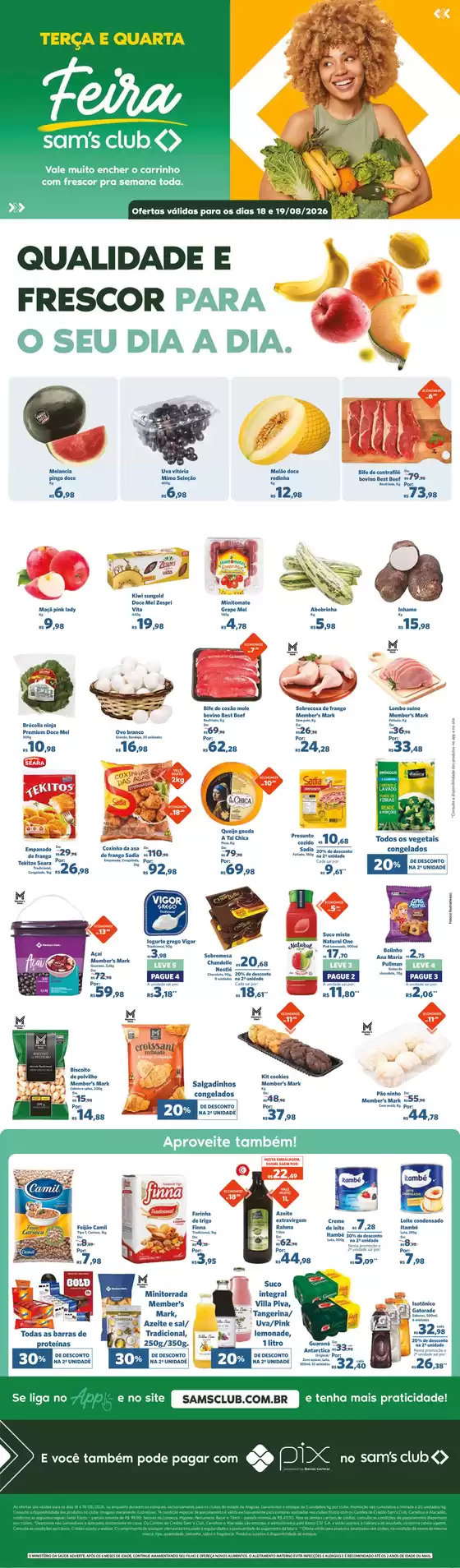 Catálogo Sam's Club | Nossas melhores ofertas para você | 2026-08-18T00:00:00.000Z - 2026-08-19T00:00:00.000Z