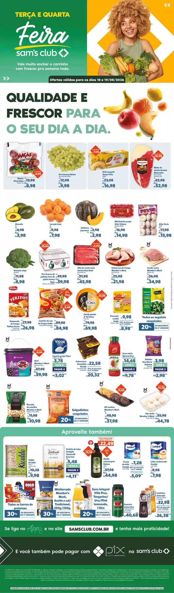 Catálogo Sam's Club | Descontos e promoções | 2026-08-18T00:00:00.000Z - 2026-08-19T00:00:00.000Z