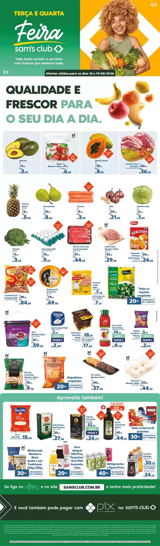 Catálogo Sam's Club | Novas ofertas para descobrir | 2026-08-18T00:00:00.000Z - 2026-08-19T00:00:00.000Z
