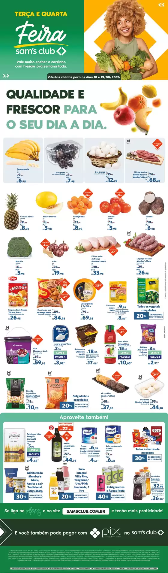 Catálogo Sam's Club | Ampla seleção de ofertas | 2026-08-18T00:00:00.000Z - 2026-08-19T00:00:00.000Z