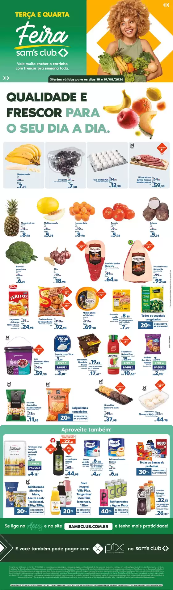Catálogo Sam's Club | Ótima oferta para caçadores de pechinchas | 2026-08-18T00:00:00.000Z - 2026-08-19T00:00:00.000Z