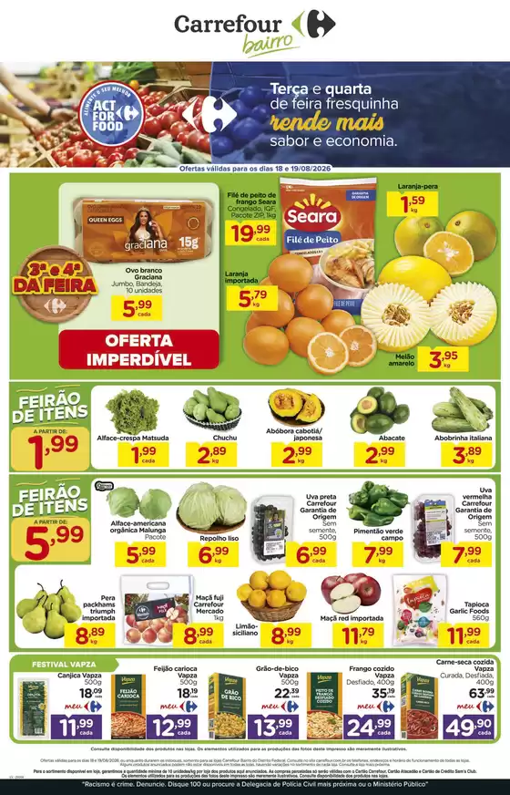 Catálogo Carrefour Bairro | Descubra ofertas atraentes | 2026-08-18T00:00:00.000Z - 2026-08-19T00:00:00.000Z