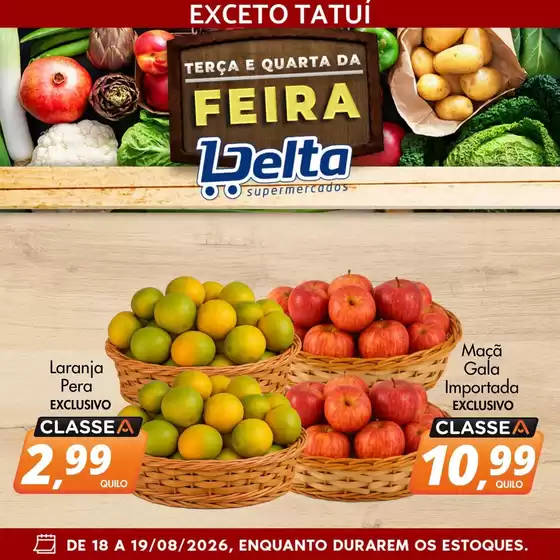Catálogo Delta Supermercados | Promoções especiais em andamento | 2026-08-18T00:00:00.000Z - 2026-08-19T00:00:00.000Z