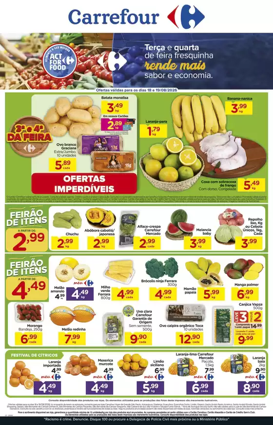 Catálogo Carrefour | FEIRA | 2026-08-18T00:00:00.000Z - 2026-08-19T00:00:00.000Z