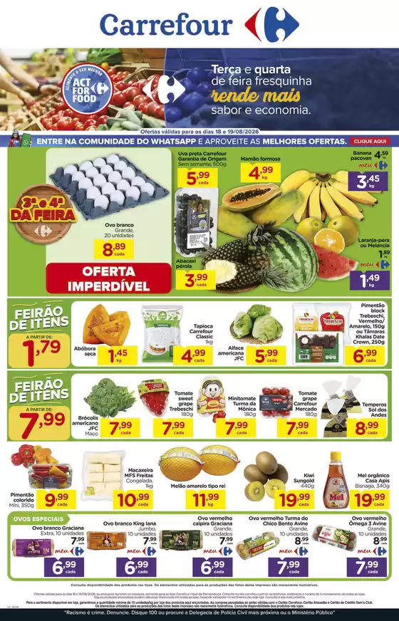 Catálogo Carrefour em Dionísio Cerqueira | Melhores ofertas para compradores econômicos | 2026-08-18T00:00:00.000Z - 2026-08-19T00:00:00.000Z