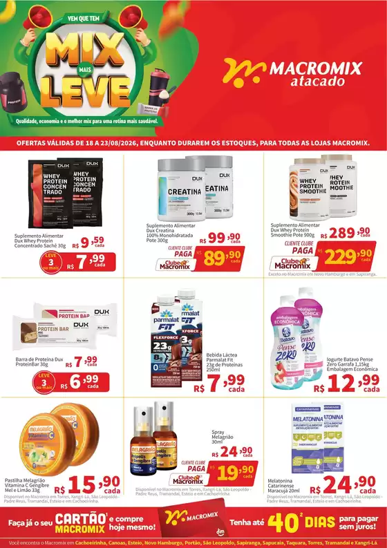 Catálogo Macromix Atacado | Grandes descontos em produtos selecionados | 2026-08-18T00:00:00.000Z - 2026-08-23T00:00:00.000Z