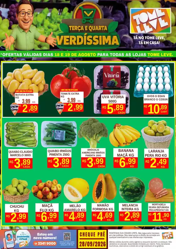 Catálogo Tome Leve | Promoções especiais em andamento | 2026-08-18T00:00:00.000Z - 2026-08-19T00:00:00.000Z