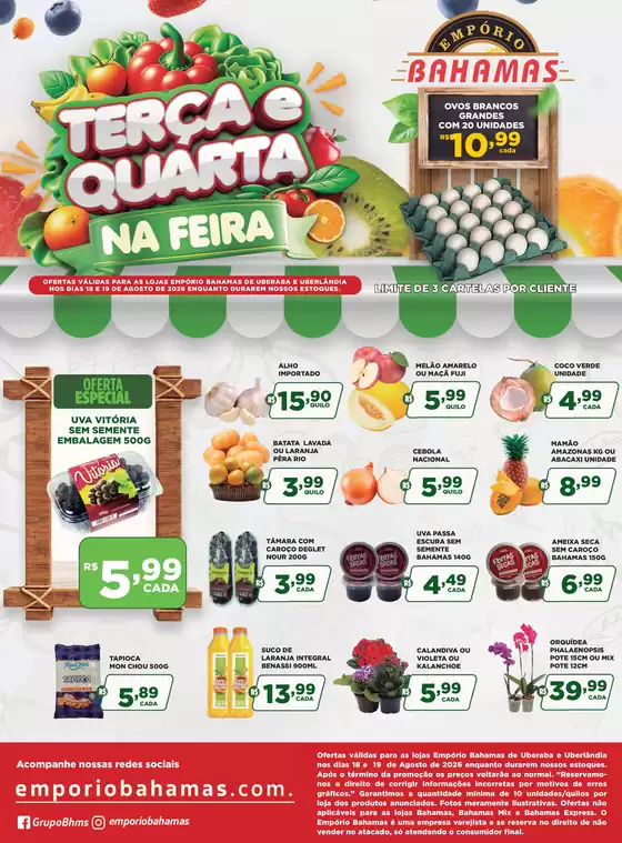 Catálogo Empório Bahamas | Terça e Quarta na Feira - Uberlândia e Uberaba | 2026-08-18T00:00:00.000Z - 2026-08-19T00:00:00.000Z
