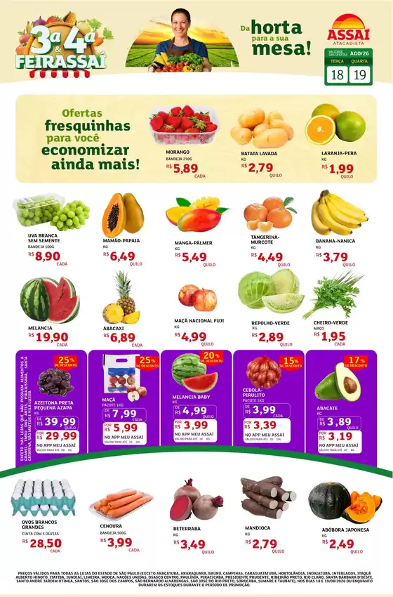 Catálogo Assaí Atacadista | Encarte Assaí Atacadista 49470-758 | 2026-08-18T00:00:00.000Z - 2026-08-19T00:00:00.000Z
