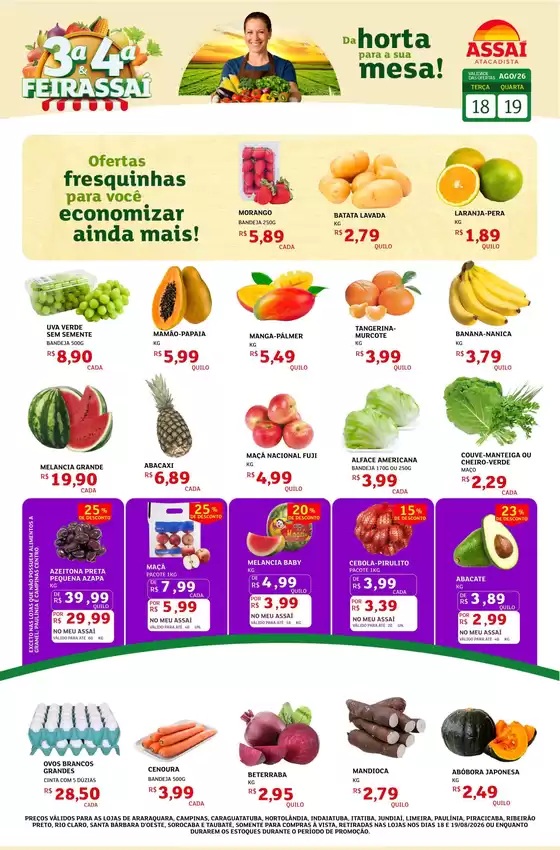 Catálogo Assaí Atacadista | Encarte Assaí Atacadista 49784-737 | 2026-08-18T00:00:00.000Z - 2026-08-19T00:00:00.000Z