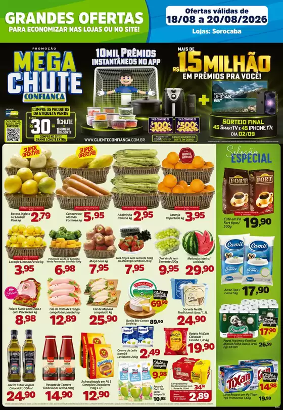 Catálogo Confiança Supermercados | Tabloide sorocaba 1808 2026 WPP | 2026-08-18T00:00:00.000Z - 2026-08-20T00:00:00.000Z