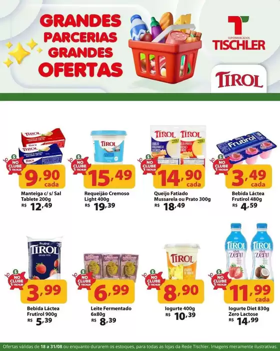 Catálogo Supermercados Tischler | Nossas melhores pechinchas | 2026-08-18T00:00:00.000Z - 2026-08-31T00:00:00.000Z
